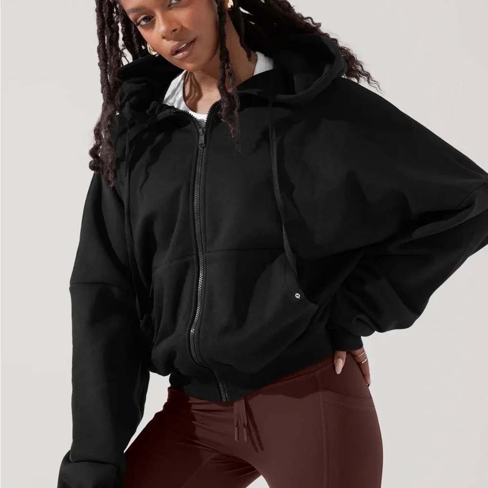 POPFLEX Black Cozy Hoodie - Picture 1 of 5